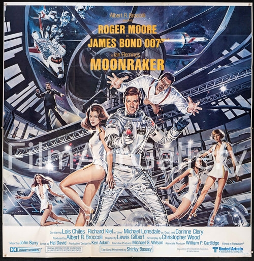 Moonraker Original Vintage Movie Poster