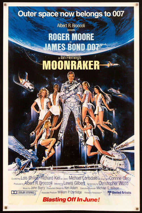 Moonraker Original Vintage Movie Poster