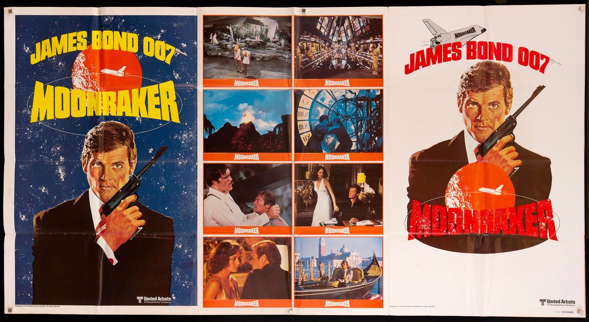 Moonraker Original Vintage Movie Poster