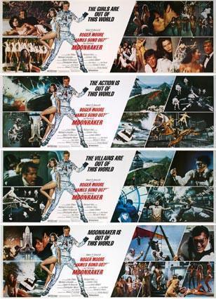 Moonraker Original Vintage Movie Poster