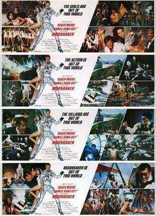 Moonraker Original Vintage Movie Poster