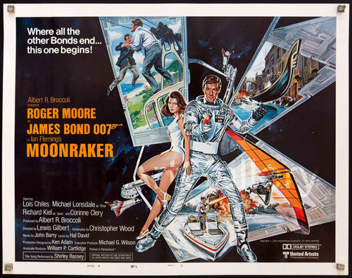 Moonraker Original Vintage Movie Poster