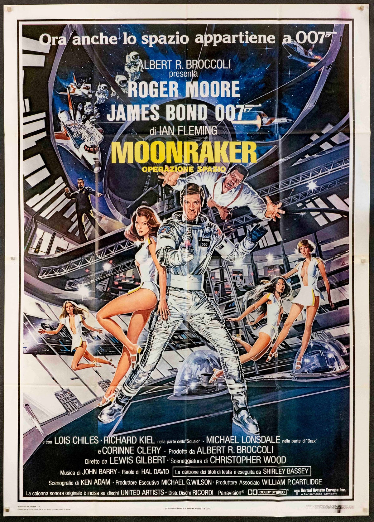 Moonraker Original Vintage Movie Poster