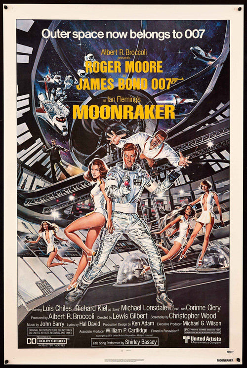 Moonraker Original Vintage Movie Poster