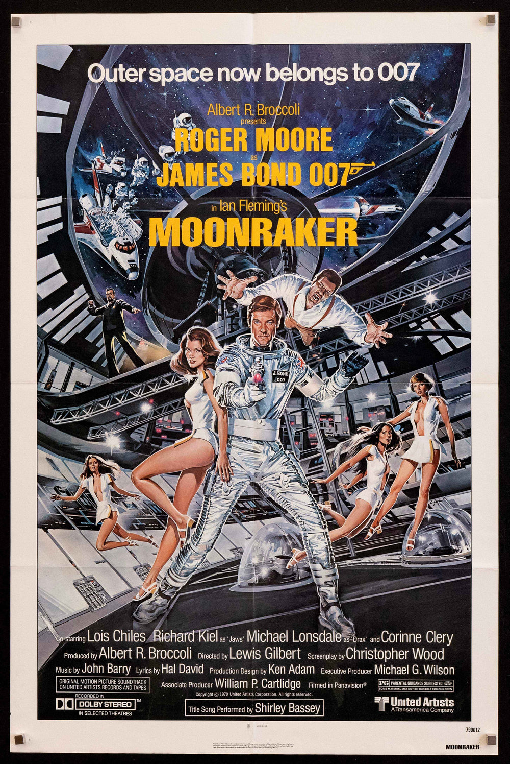 Moonraker Original Vintage Movie Poster