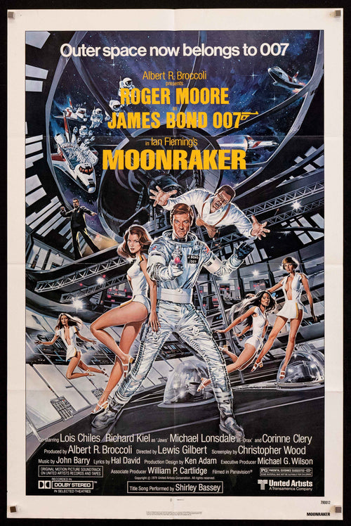 Moonraker Original Vintage Movie Poster
