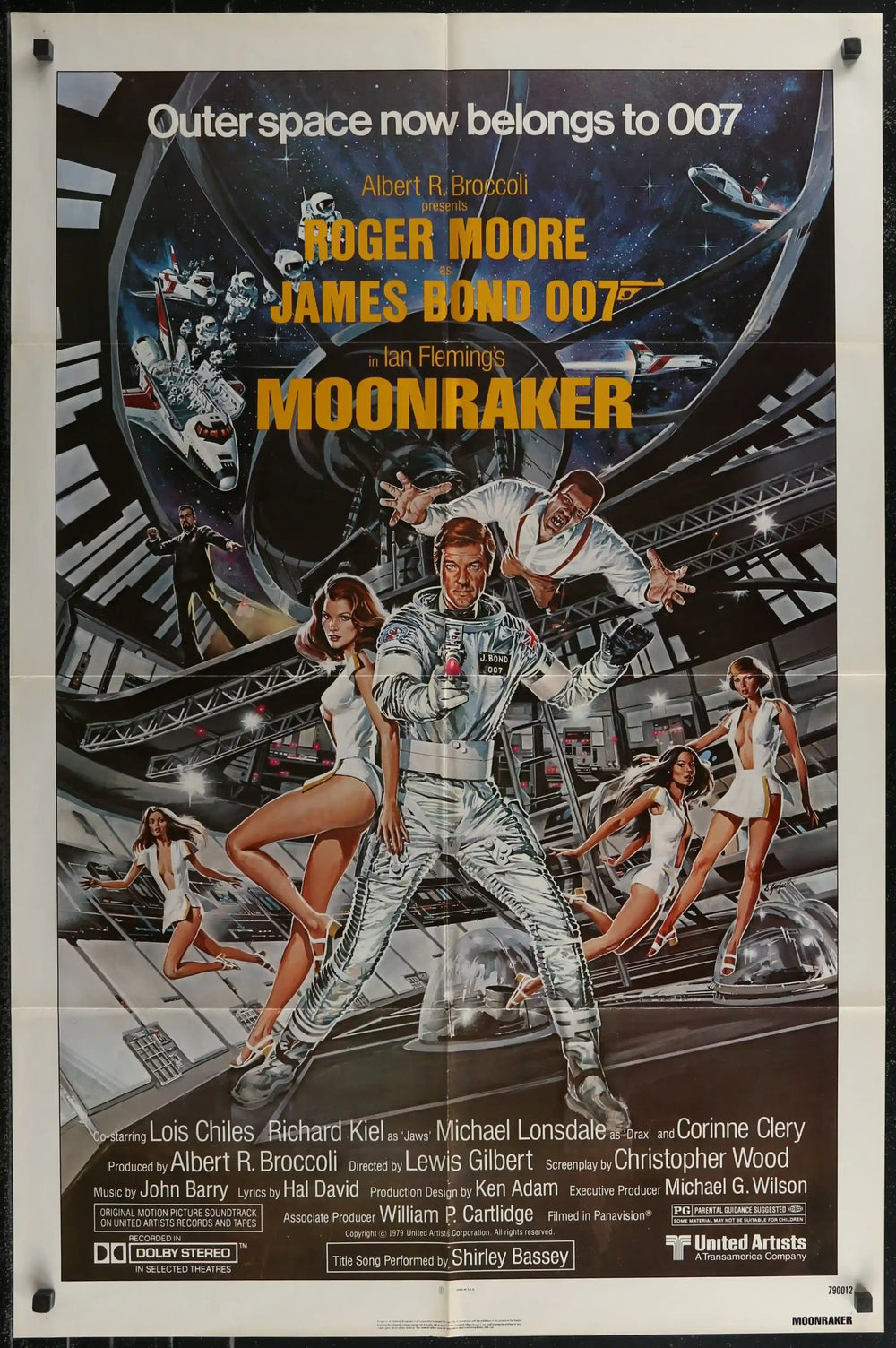 Moonraker Original Vintage Movie Poster