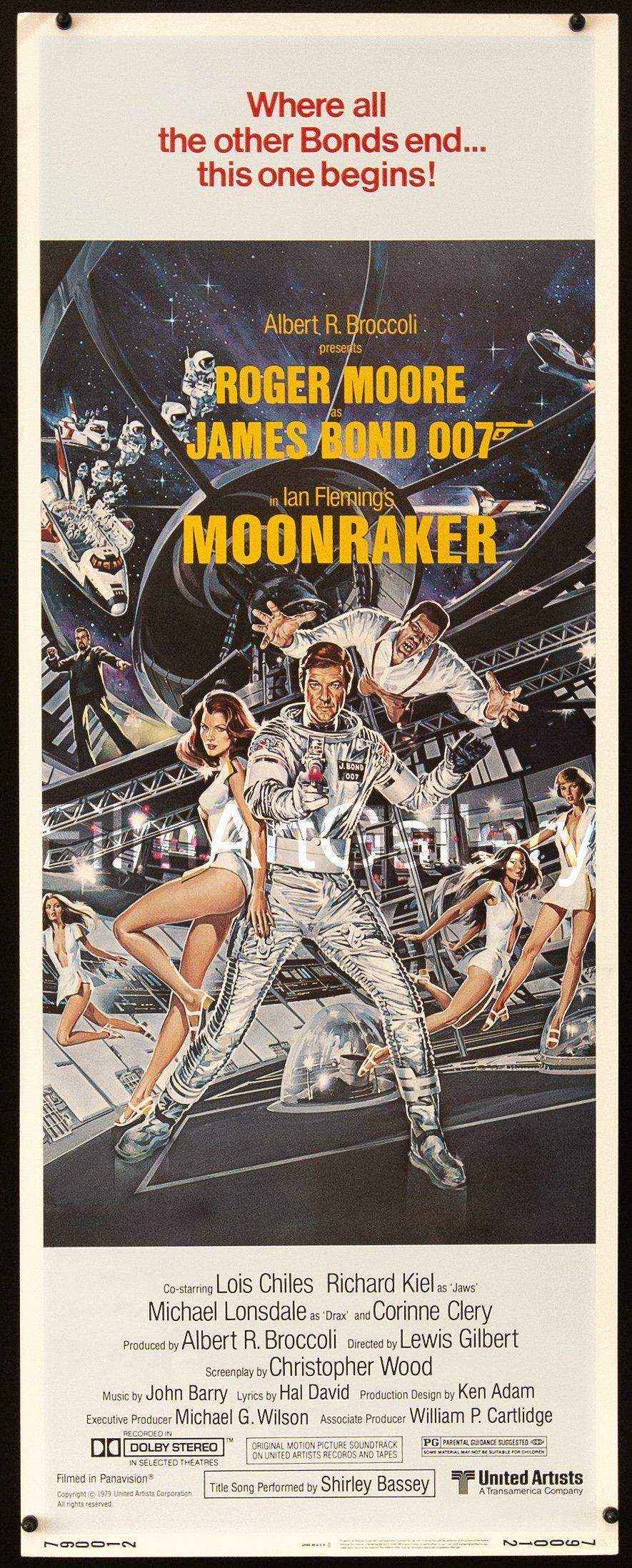 Moonraker Original Vintage Movie Poster