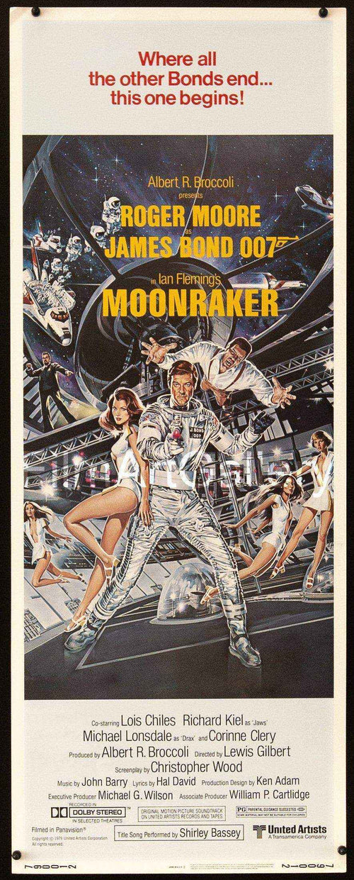 Moonraker Original Vintage Movie Poster