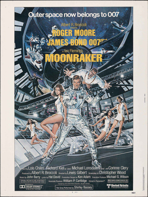 Moonraker Original Vintage Movie Poster