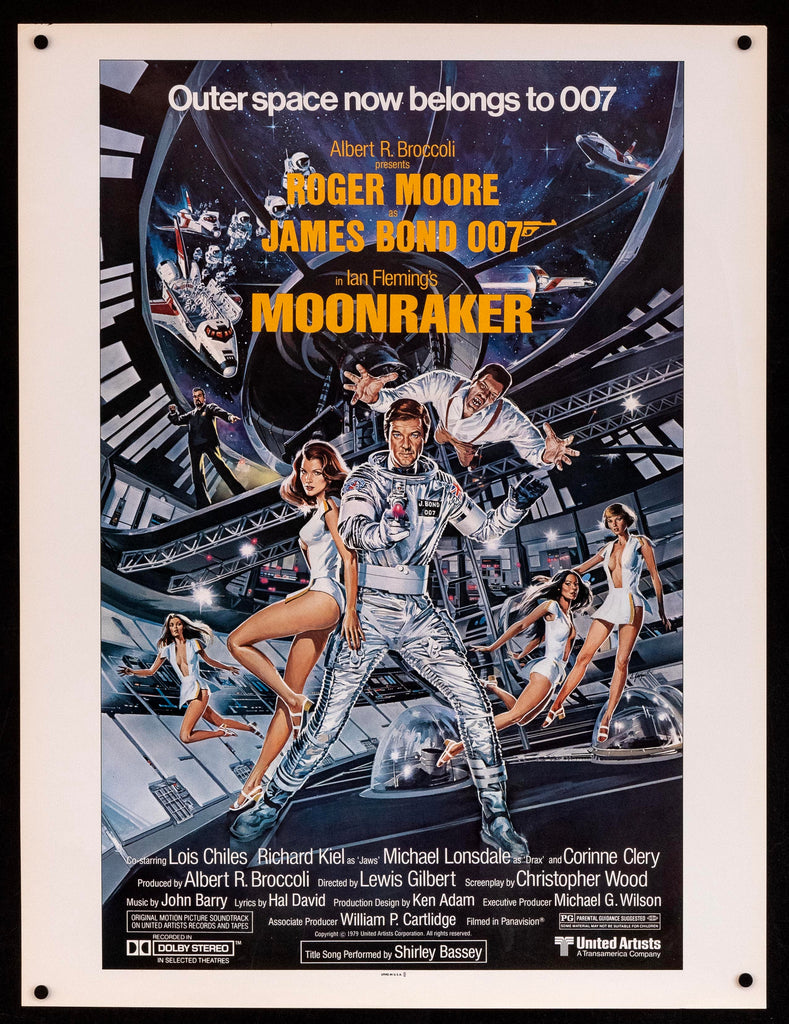 Moonraker Original Vintage Movie Poster