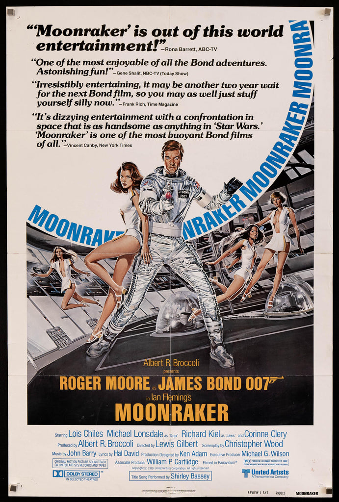 Moonraker Original Vintage Movie Poster