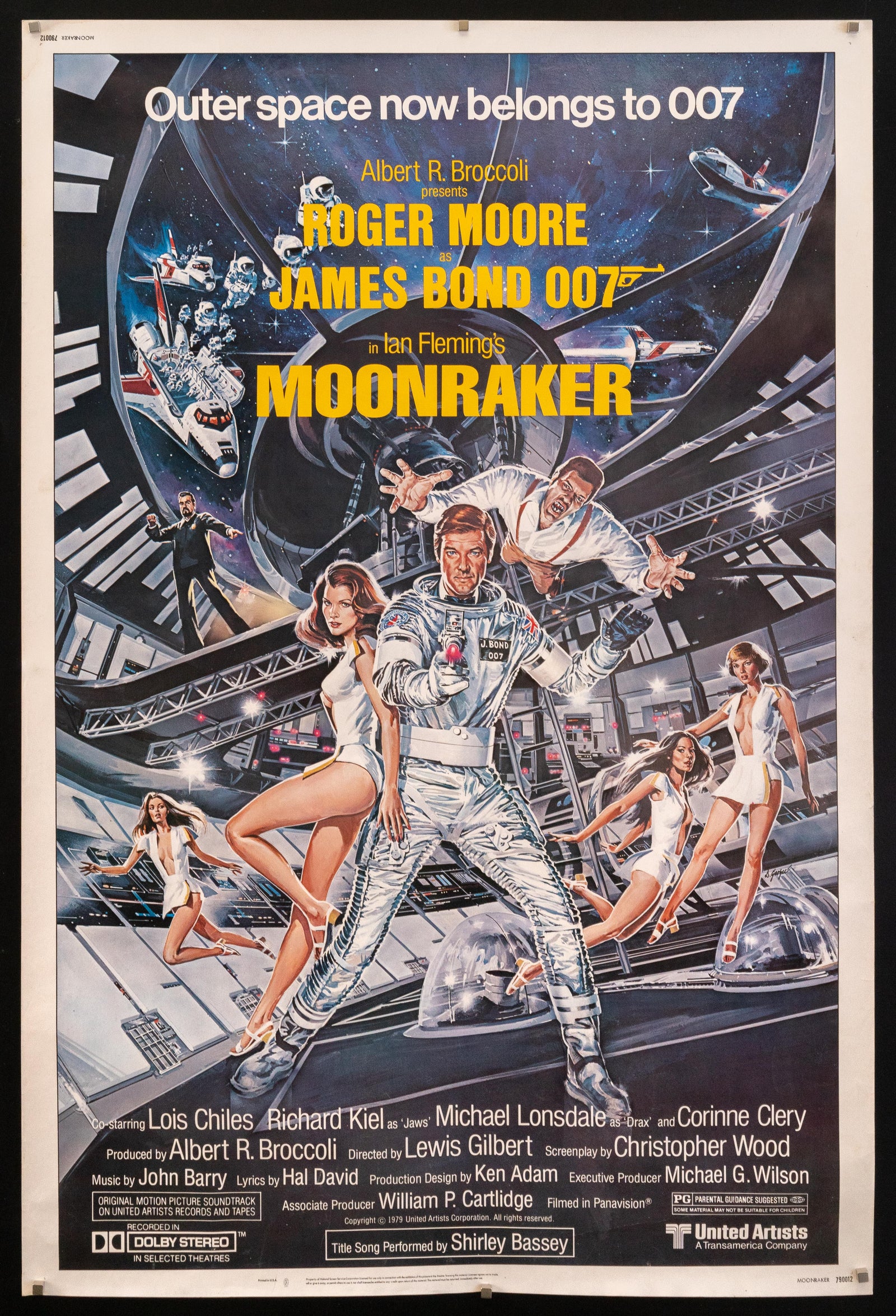 Moonraker Original Vintage Movie Poster