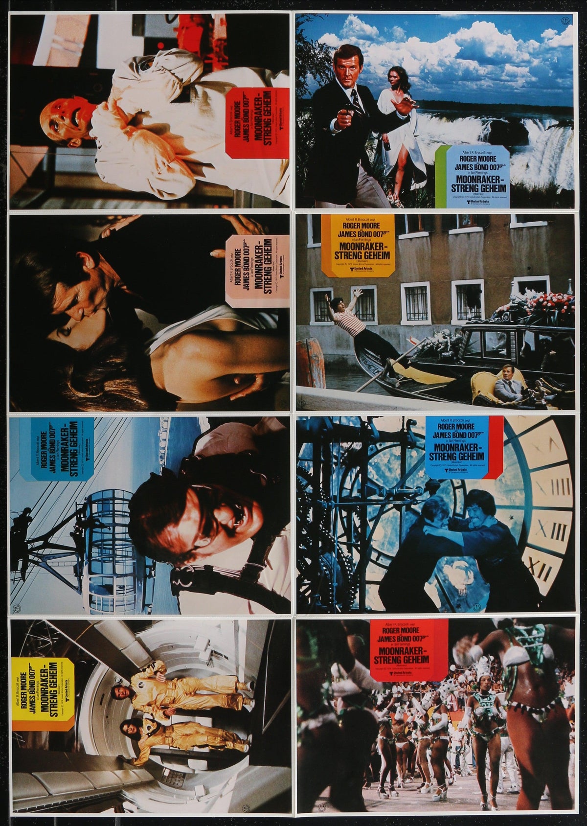 Moonraker Original Vintage Movie Poster