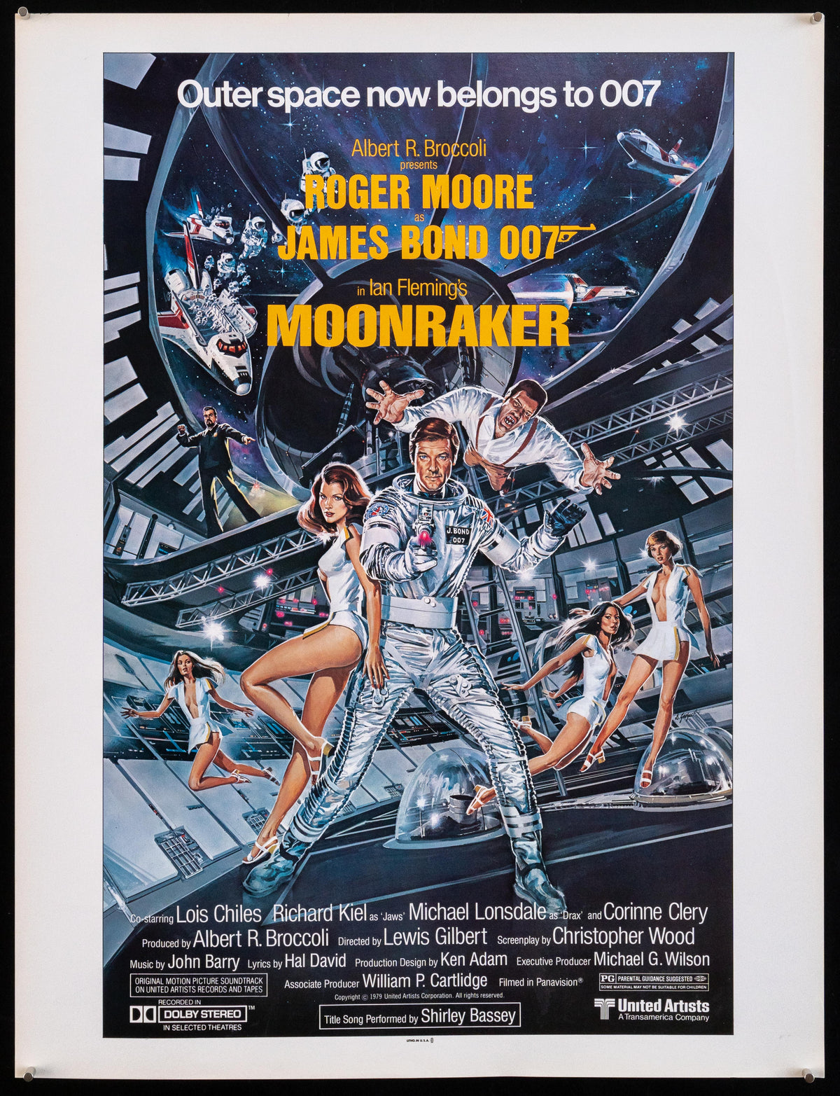 Moonraker Original Vintage Movie Poster