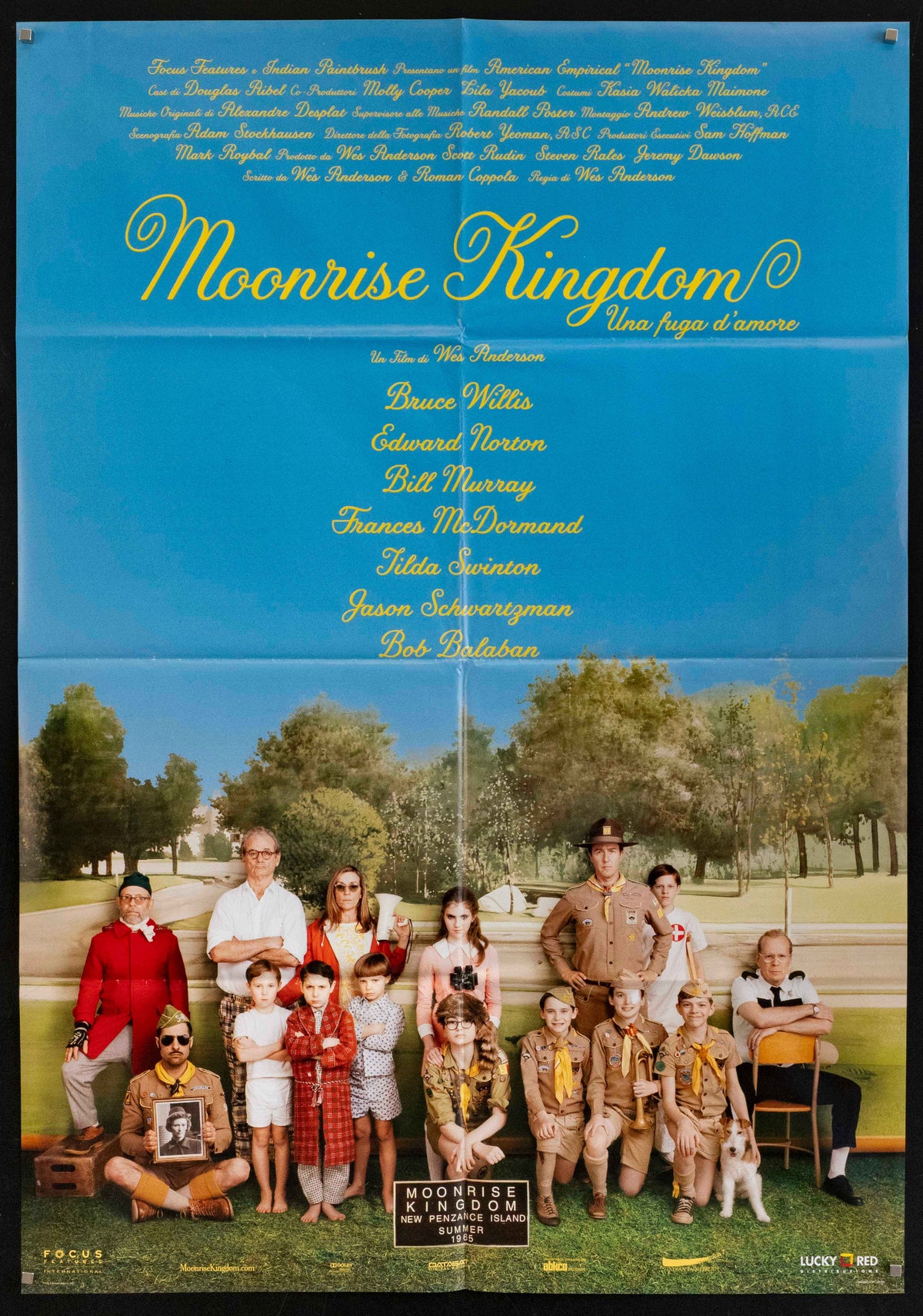 Moonrise Kingdom Original Vintage Movie Poster