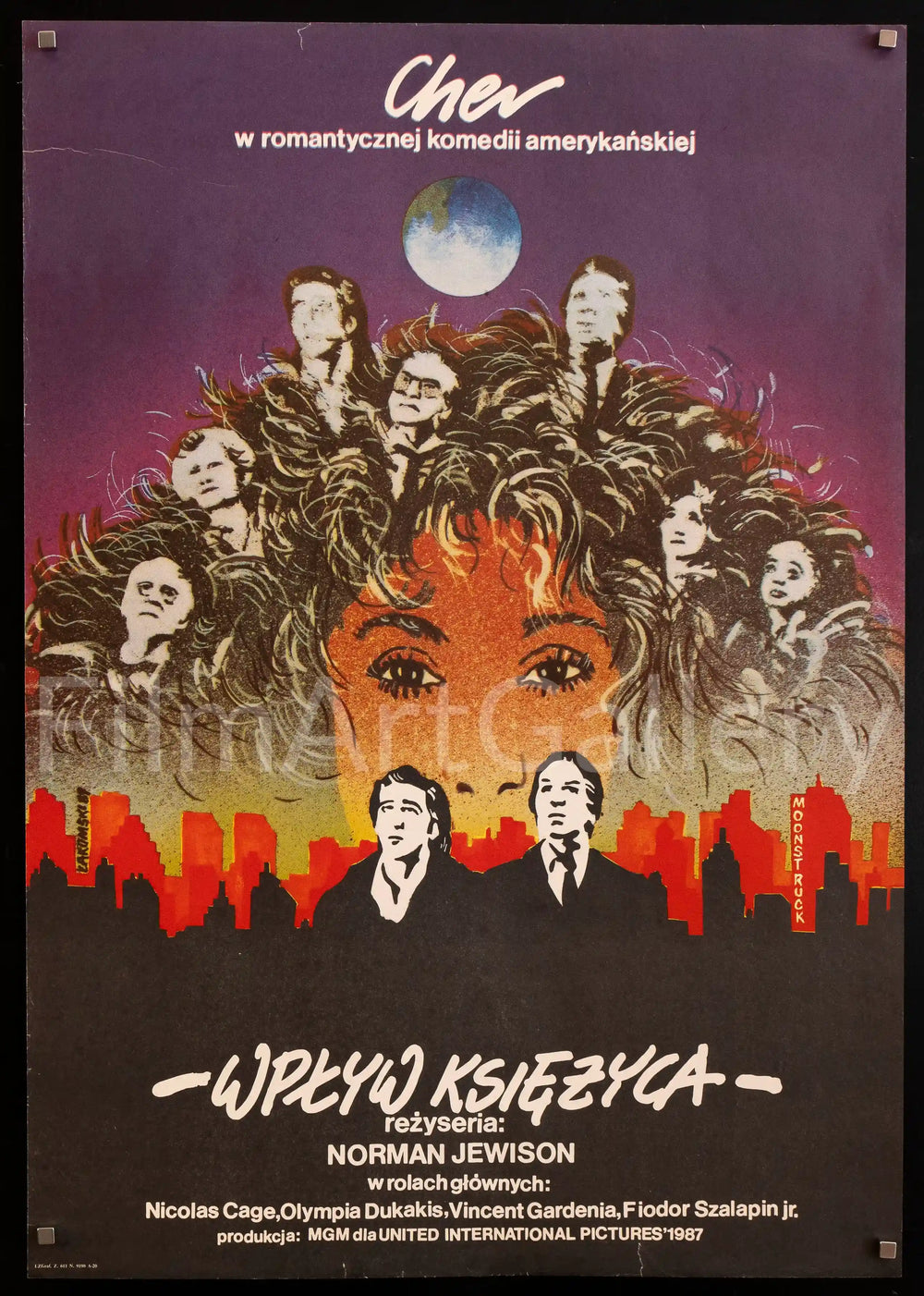 Moonstruck Original Vintage Movie Poster