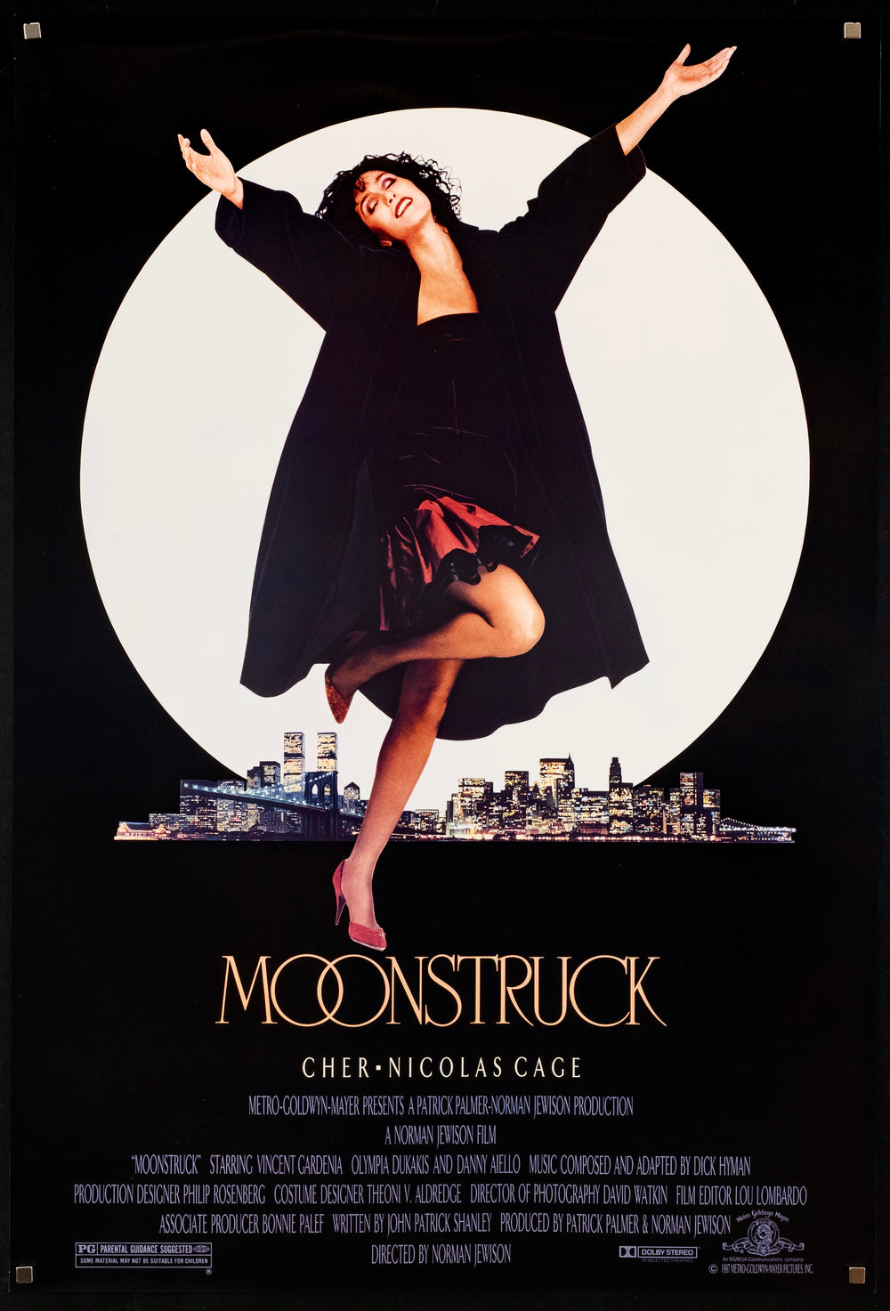 Moonstruck Original Vintage Movie Poster