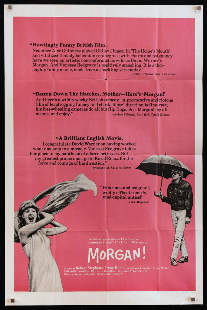 Morgan 1 Sheet (27x41) Original Vintage Movie Poster
