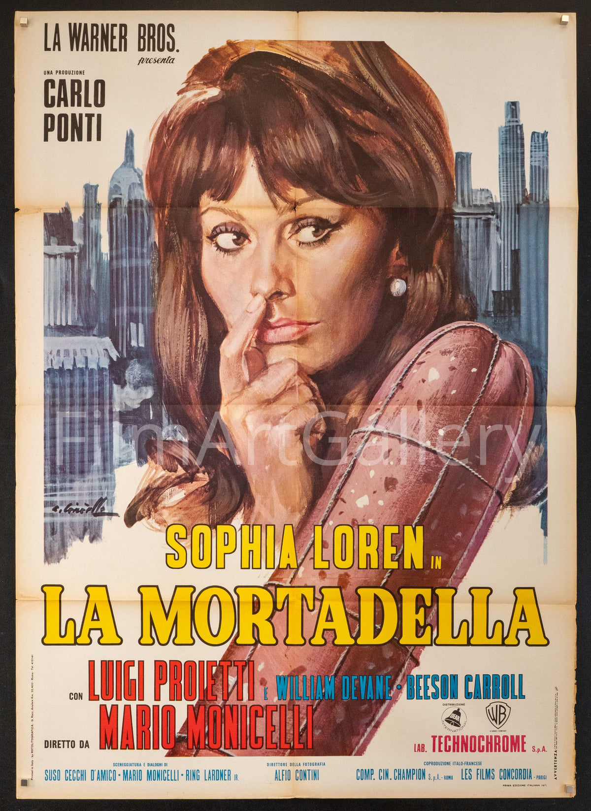 Mortadella Original Vintage Movie Poster
