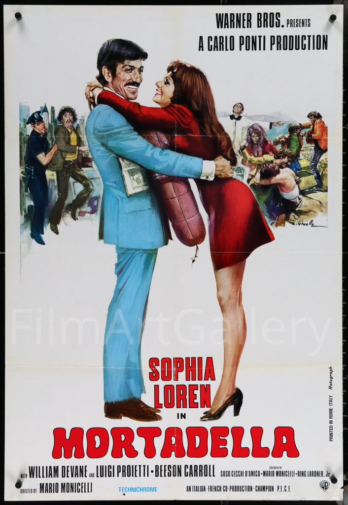 Mortadella Movie Poster 1972 French 1 Panel (47x63)