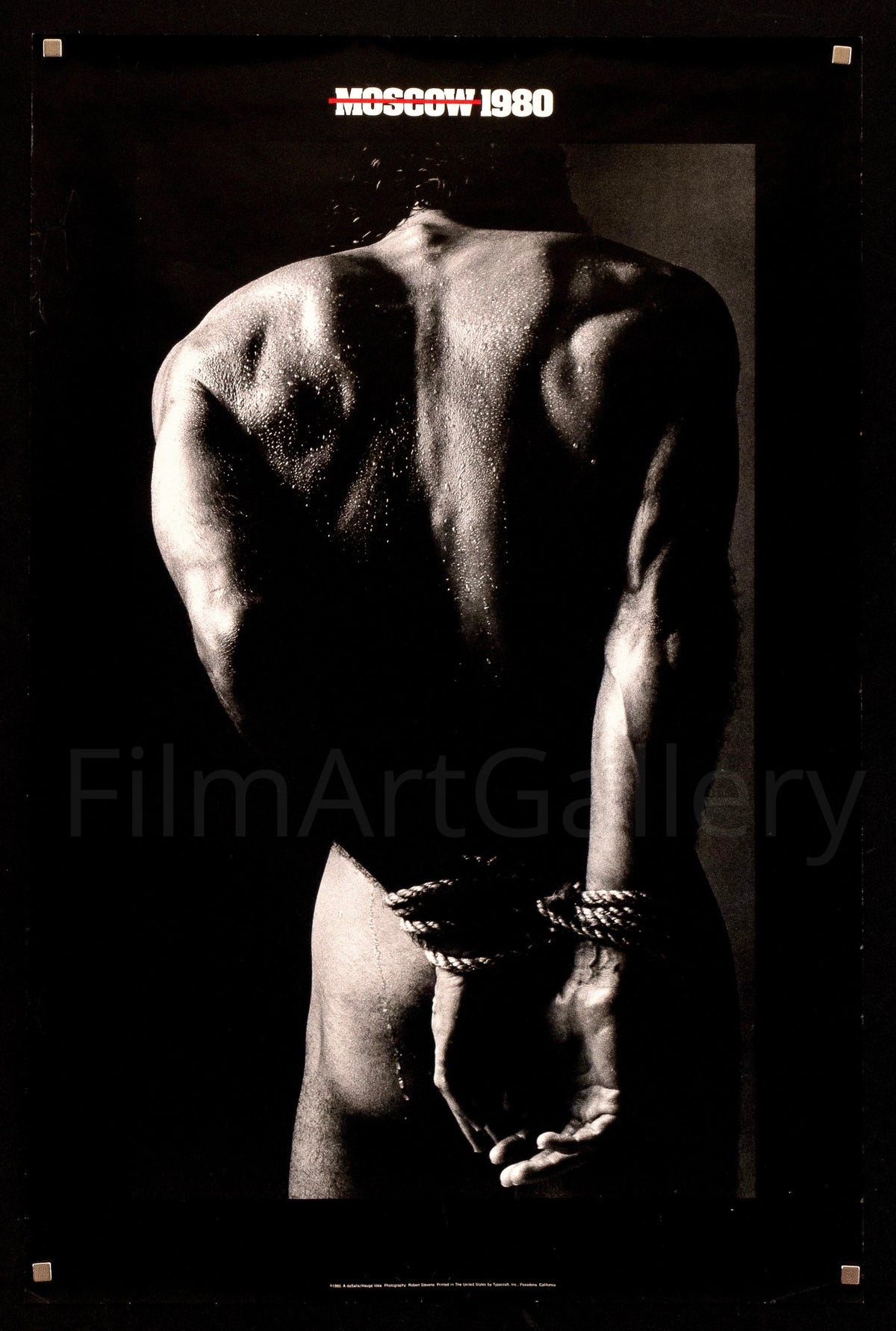 Moscow 1980 - Protest the Boycott Original Vintage Movie Poster