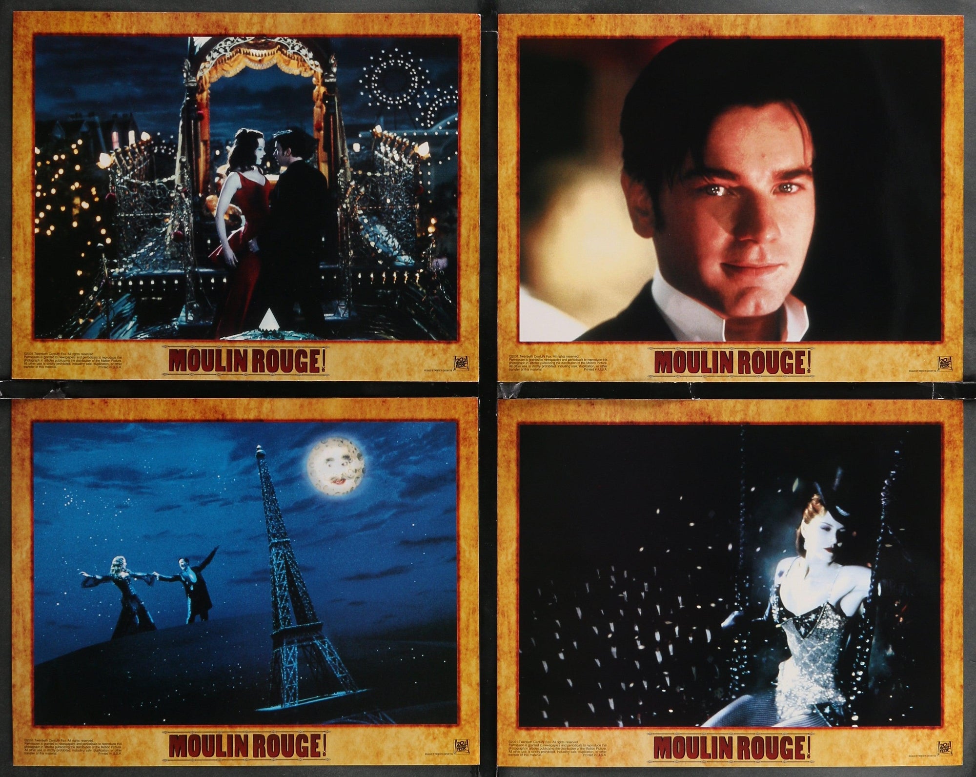 Moulin Rouge Lobby Card Set (8-11x14) Original Vintage Movie Poster