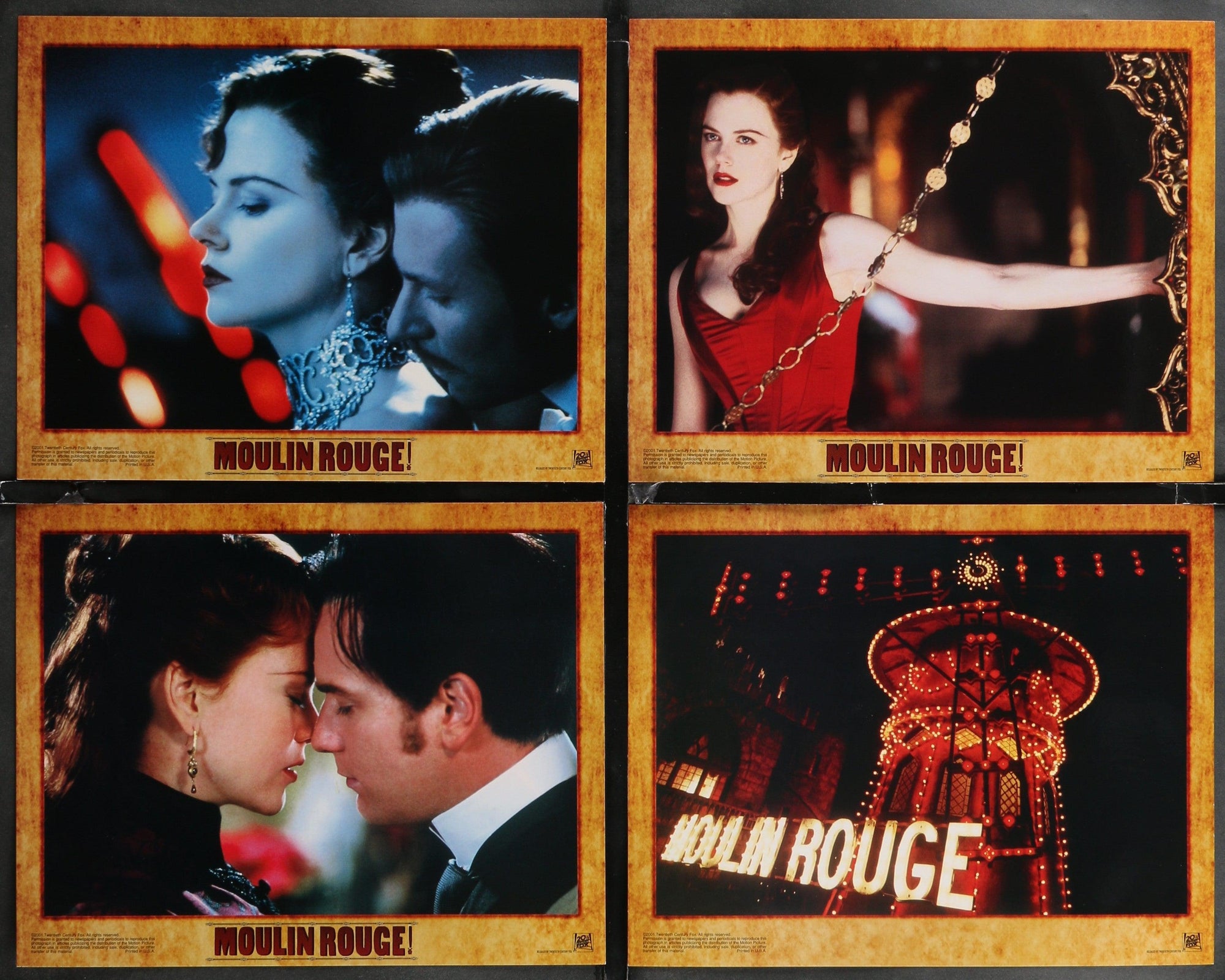 Moulin Rouge Lobby Card Set (8-11x14) Original Vintage Movie Poster