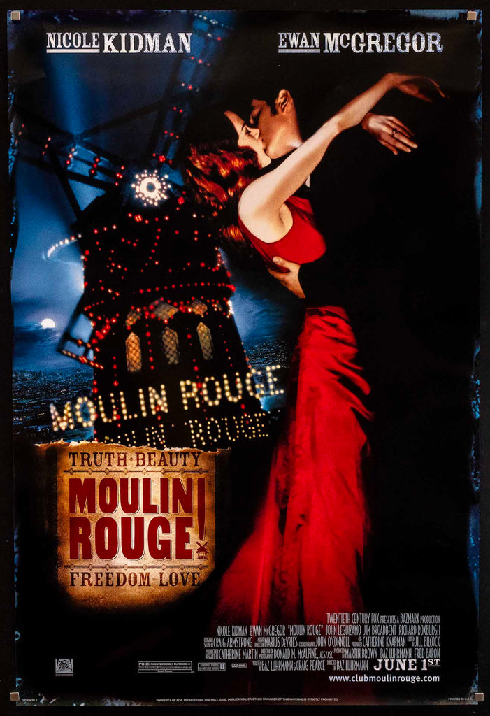 Moulin Rouge Original Vintage Movie Poster