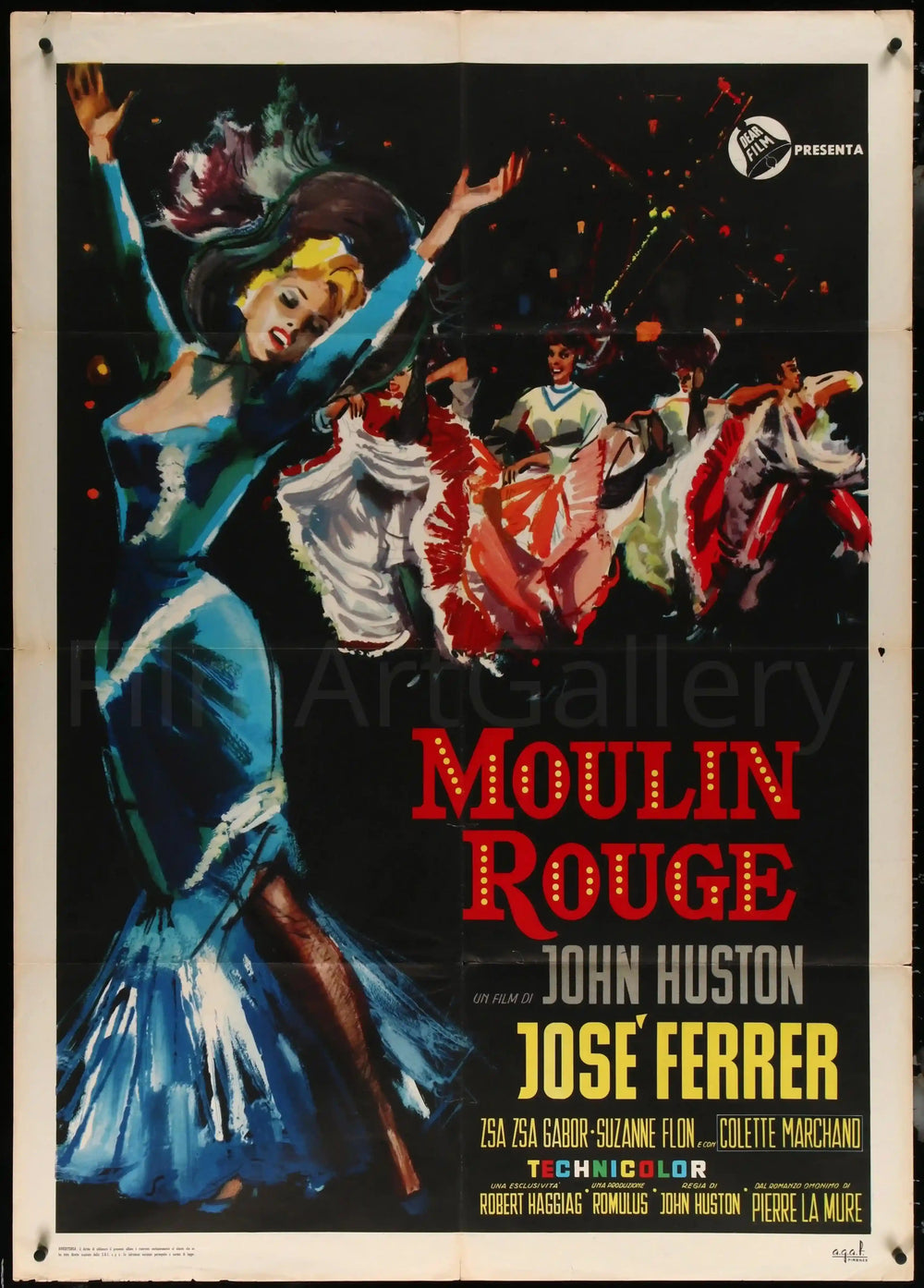 Moulin Rouge Original Vintage Movie Poster