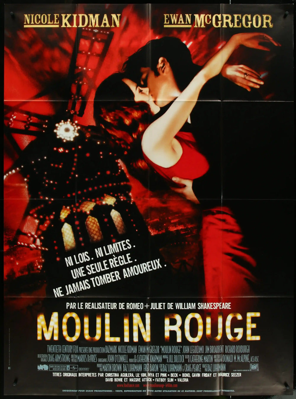 Moulin Rouge Original Vintage Movie Poster