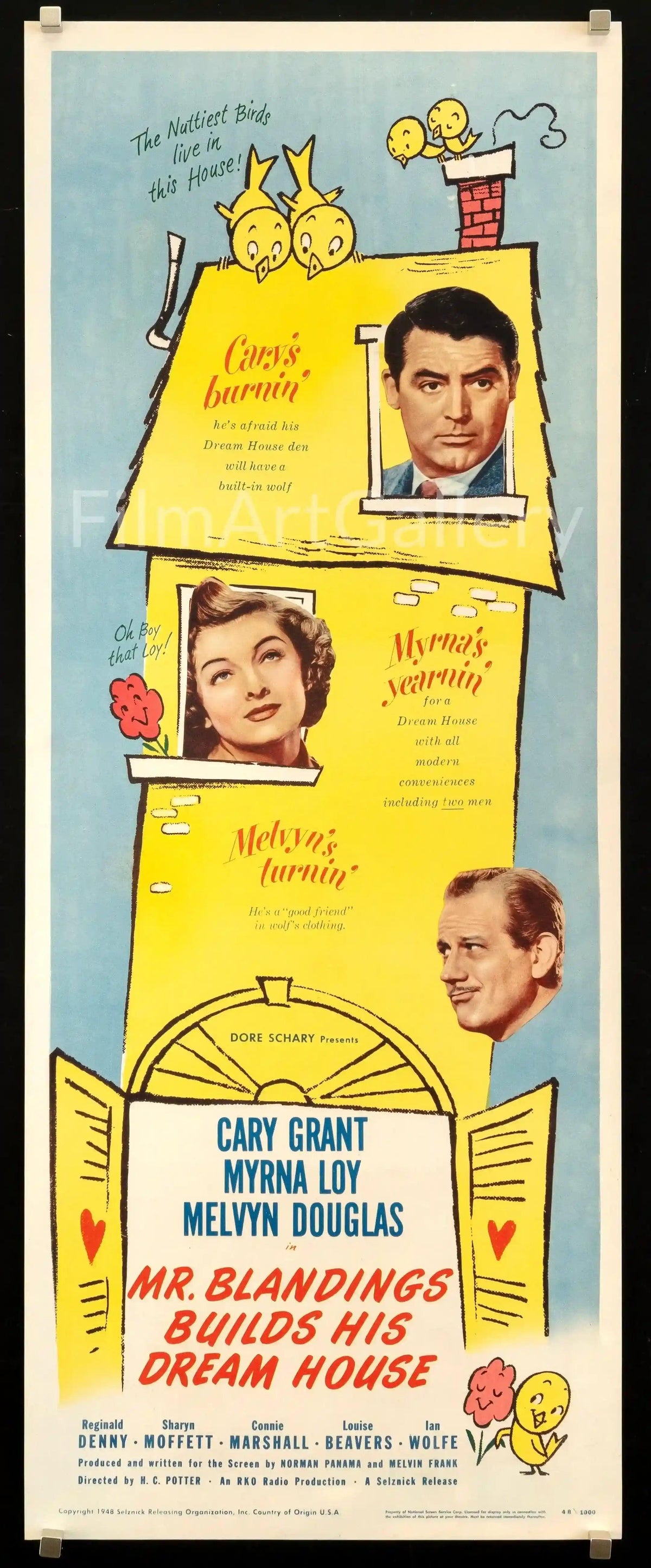 Mr. Blandings Builds His Dream House Original Vintage Movie Poster