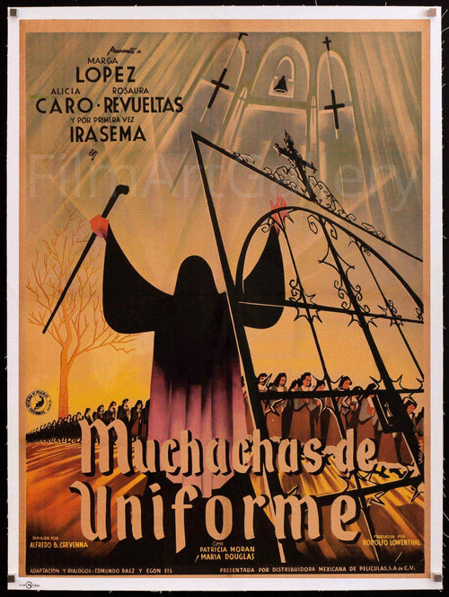 Muchachas de Uniforme Original Vintage Movie Poster