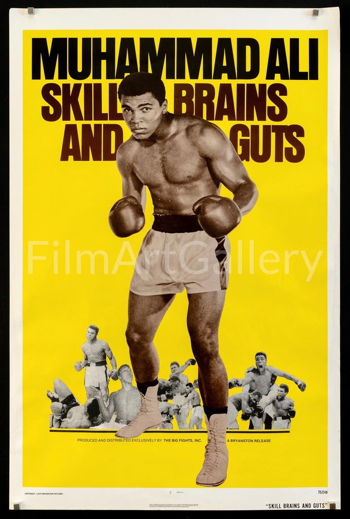Muhammad Ali: Skill Brains and Guts Original Vintage Movie Poster