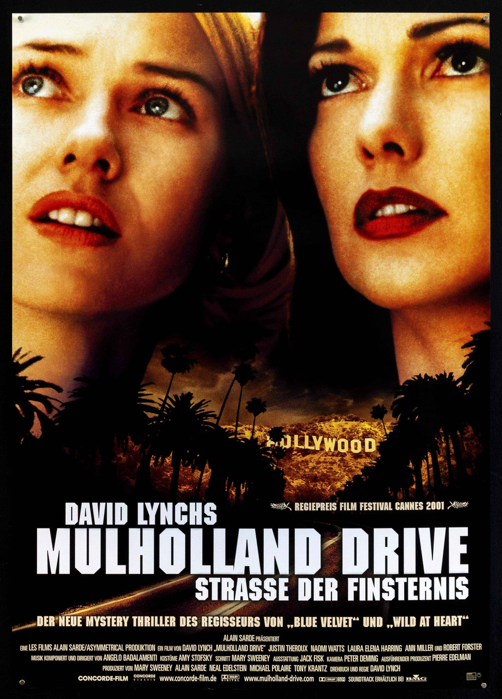 Mulholland Drive Original Vintage Movie Poster
