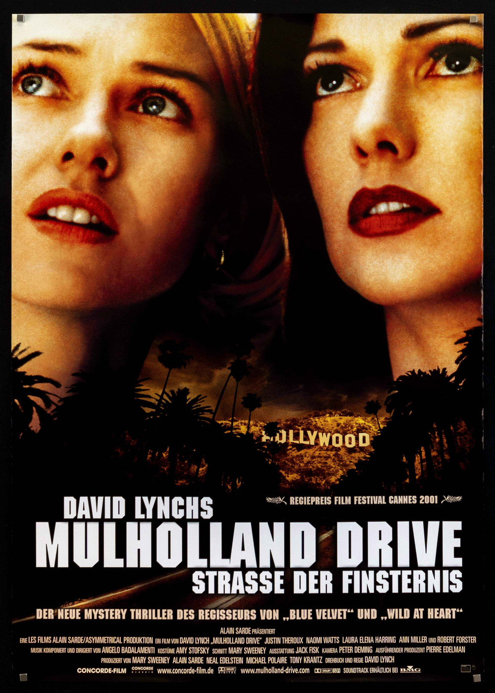 Mulholland Drive Original Vintage Movie Poster