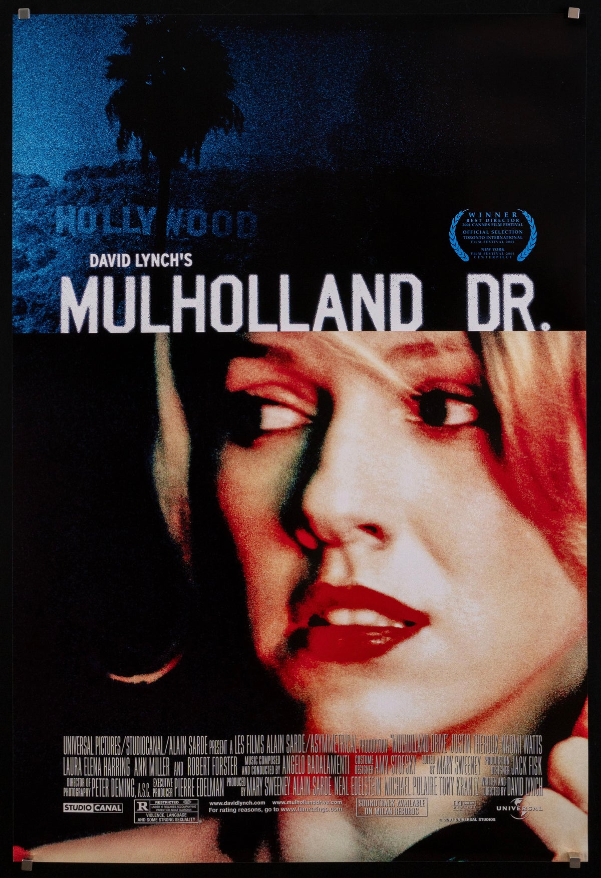 Mulholland Drive Original Vintage Movie Poster