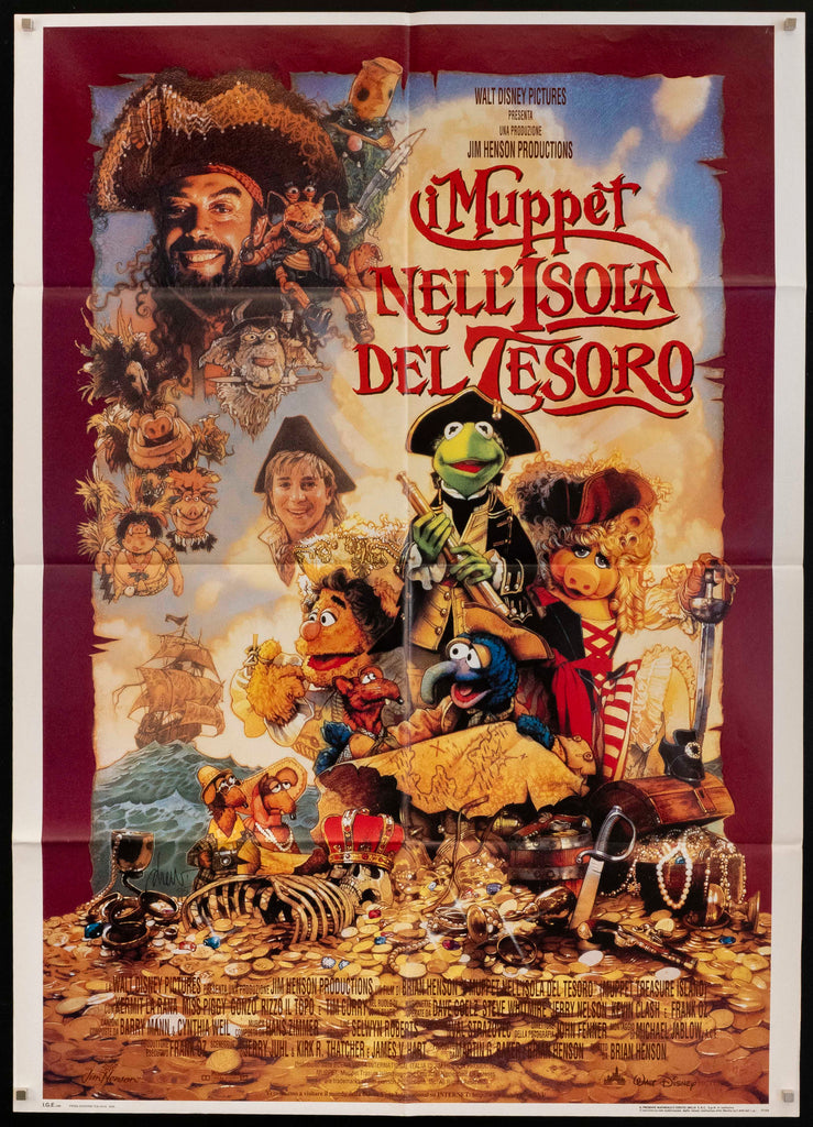 Muppet Treasure Island Original Vintage Movie Poster