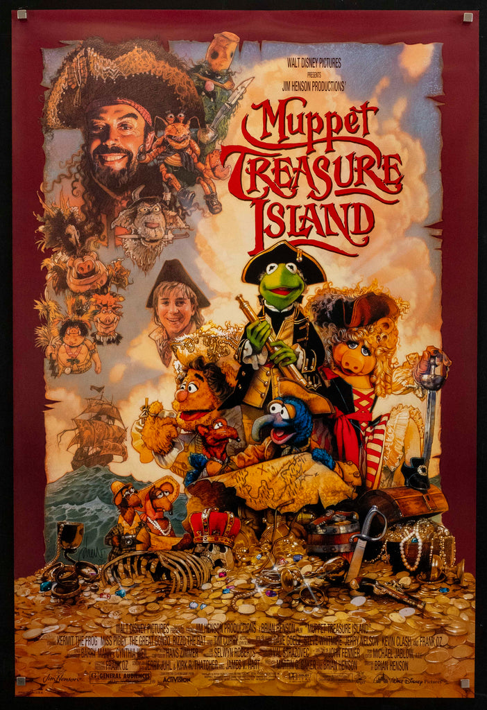 Muppet Treasure Island Original Vintage Movie Poster