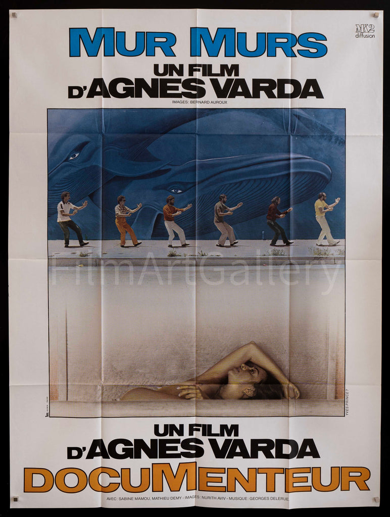 Mur Murs / Documenteur Original Vintage Movie Poster