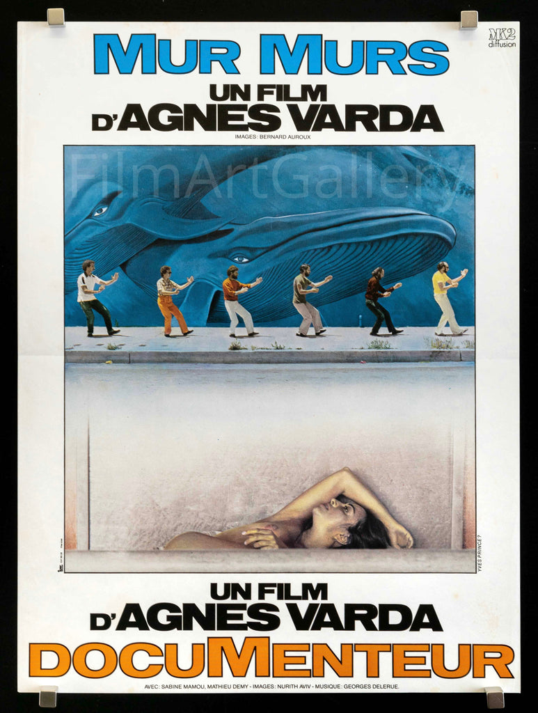Mur Murs / Documenteur Original Vintage Movie Poster