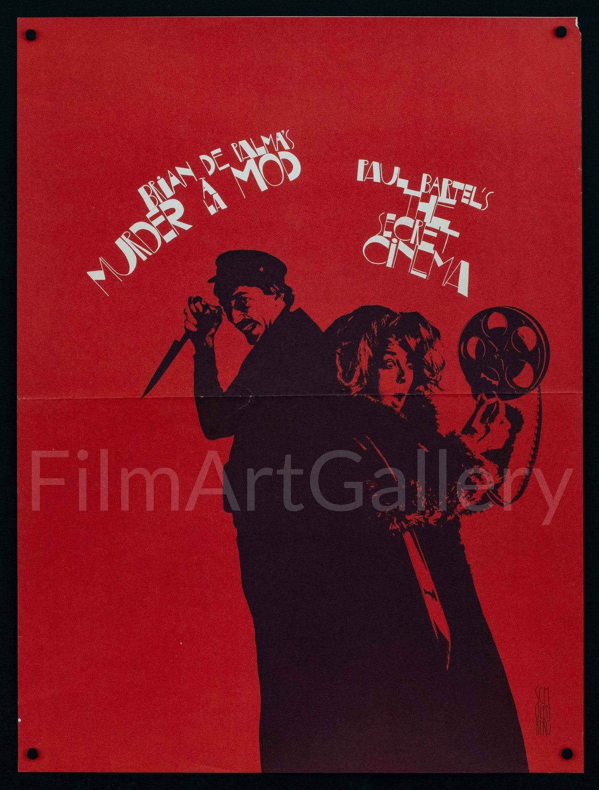 Murder a la Mod / The Secret Cinema Original Vintage Movie Poster
