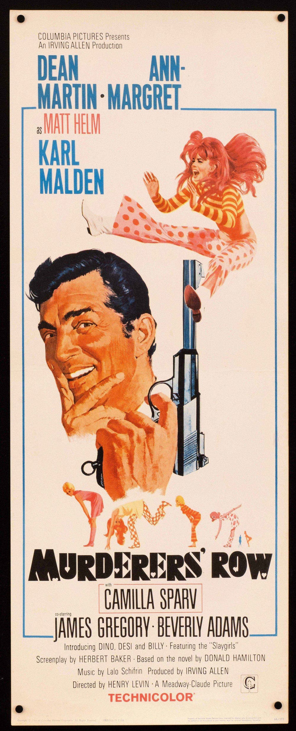Murderers' Row Original Vintage Movie Poster