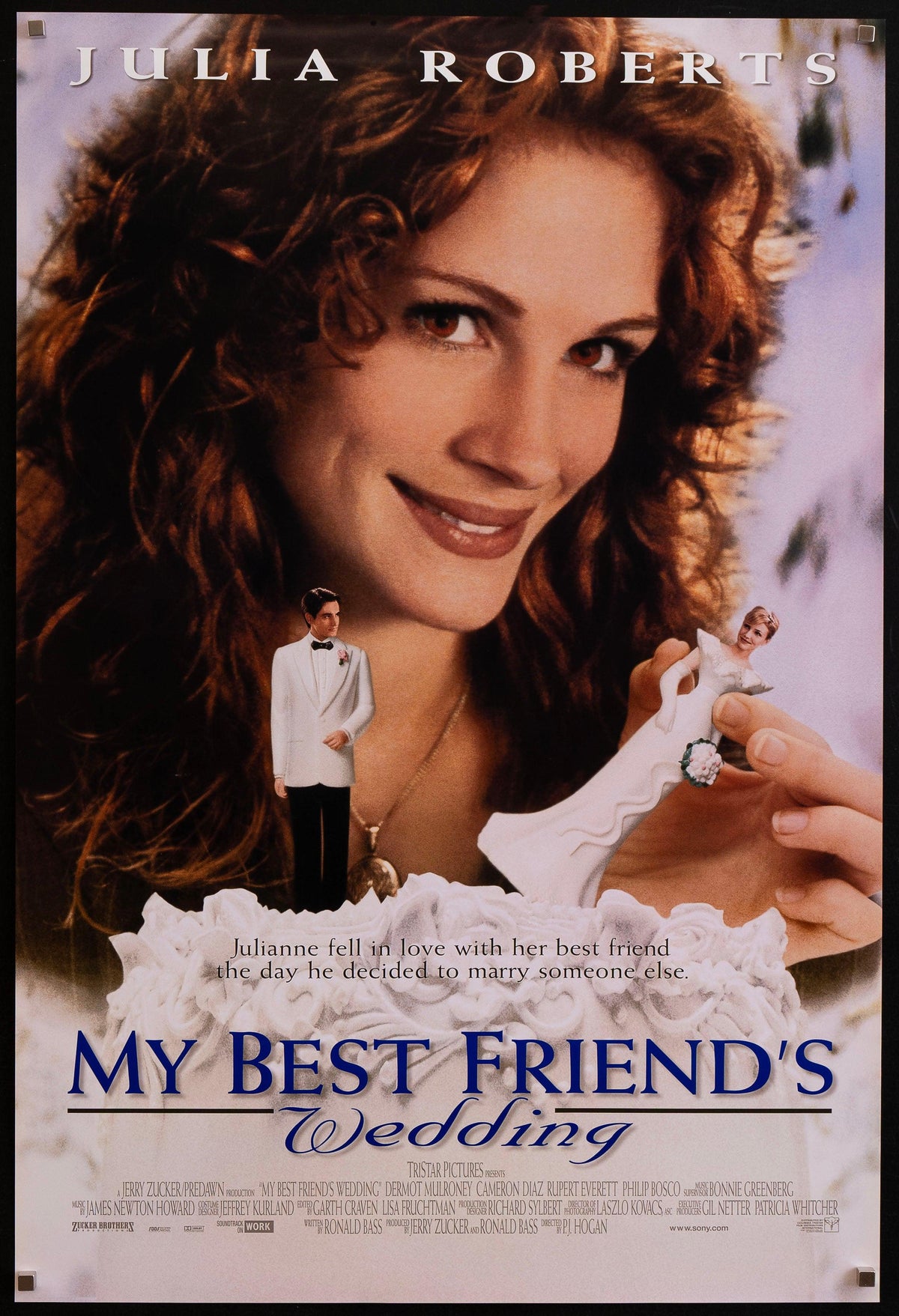My Best Friend&#39;s Wedding 1 Sheet (27x41) Original Vintage Movie Poster