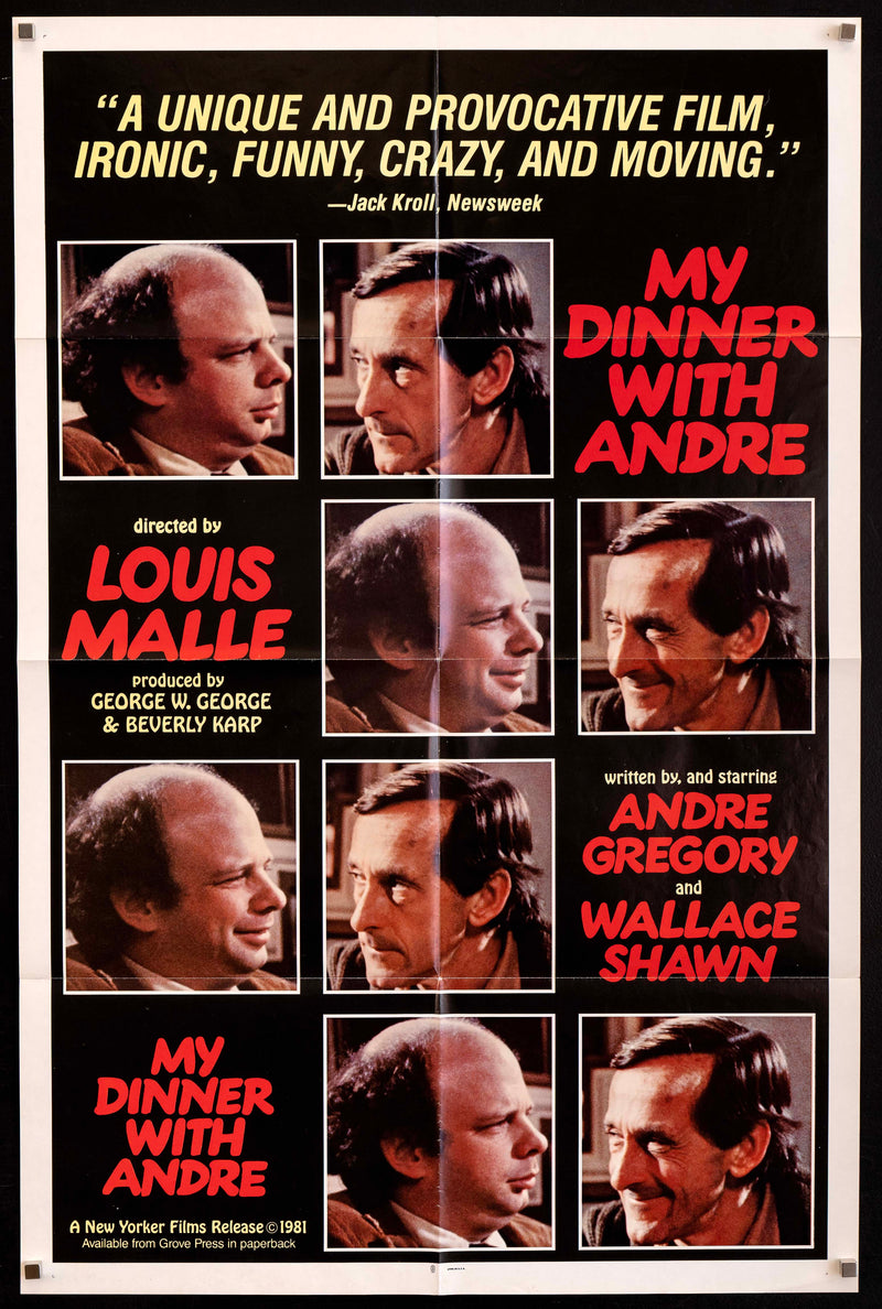 My Dinner with Andre 1 Sheet (27x41) Original Vintage Movie Poster