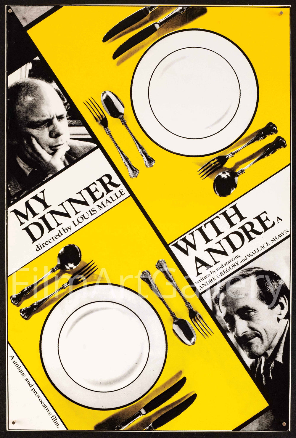 My Dinner with Andre Original Vintage Movie Poster