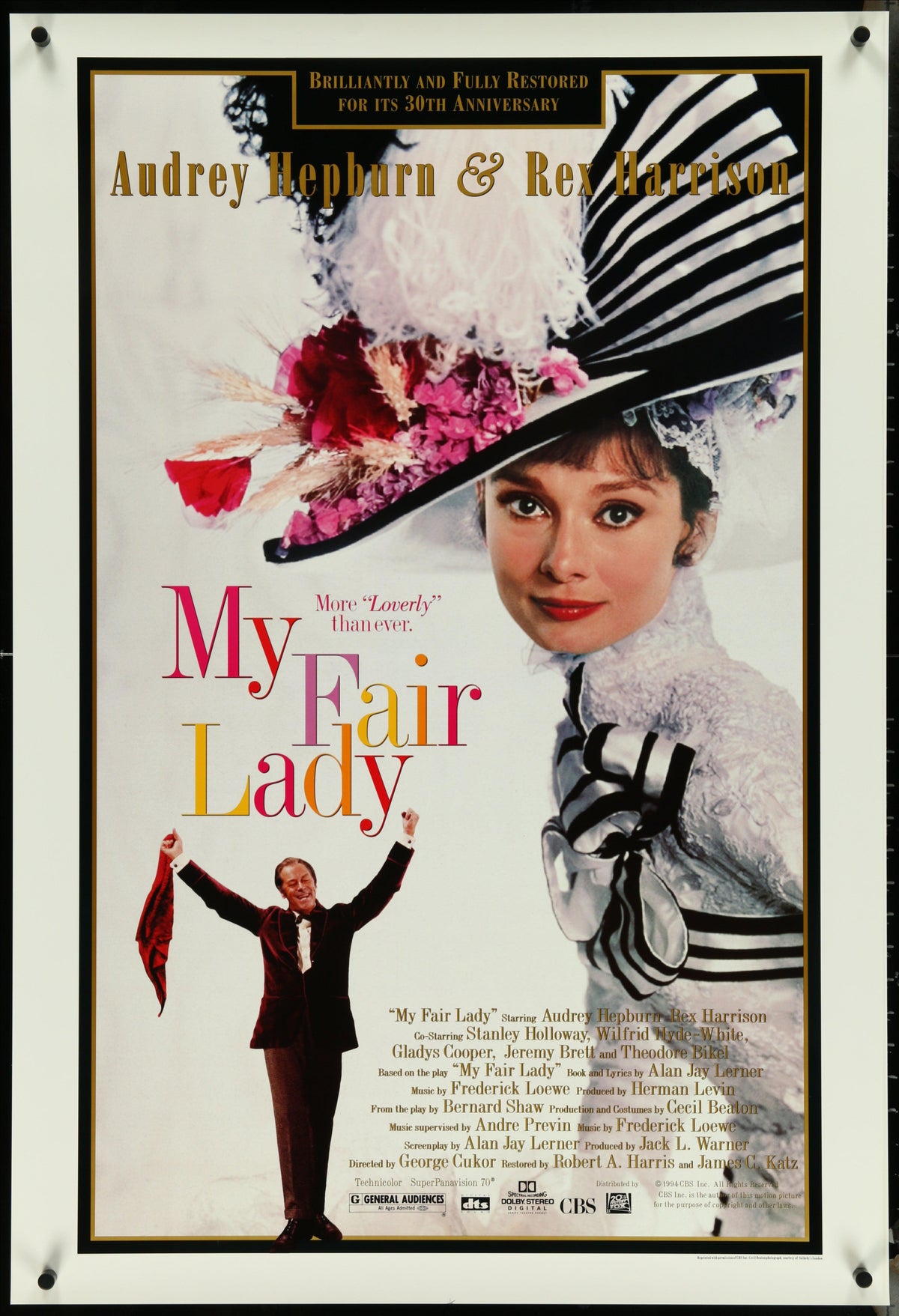 My Fair Lady 1 Sheet (27x41) Original Vintage Movie Poster