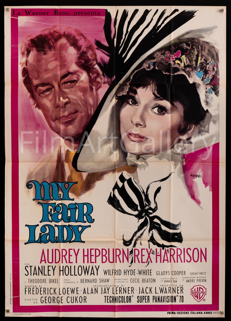 My Fair Lady Movie Poster 1965 Italian 2 Foglio (39x55)