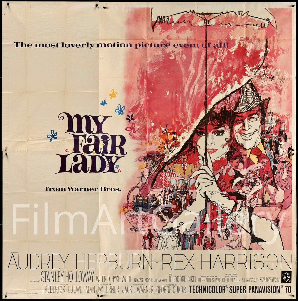 My Fair Lady Original Vintage Movie Poster