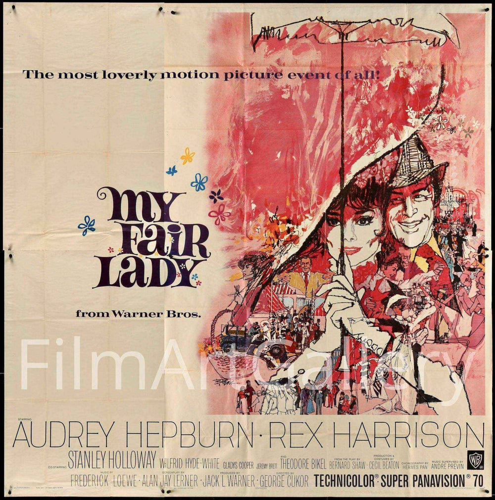 My Fair Lady Original Vintage Movie Poster